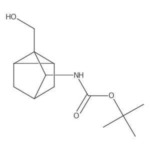 tert-butyl N-[2-(hydroxymethyl)tricyclo[2.2.1.0,2,6]heptan-3-yl]carbamate Structure