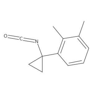 1-(1-Isocyanatocyclopropyl)-2,3-dimethylbenzene Structure