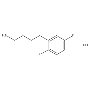 4-(2,5-Difluorophenyl)butan-1-amine hydrochloride Structure