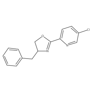 (R)-4-Benzyl-2-(5-chloropyridin-2-yl)-4,5-dihydrooxazole Structure
