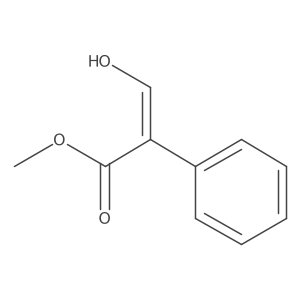 Methyl (Z)-3-hydroxy-2-phenylacrylate Structure