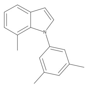 1-(3,5-Dimethylphenyl)-7-methyl-1H-indole结构式