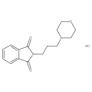 2-(2-Morpholin-4-yl-ethoxy)-isoindole-1,3-dione hydrochloride结构式