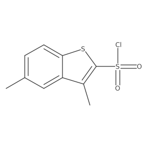 3,5-Dimethyl-1-benzothiophene-2-sulfonyl chloride Structure