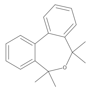 5,7-Dihydro-5,5,7,7-tetramethyldibenz[c,e]oxepin Structure