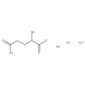 Monosodium DL-glutamate dihydrate结构式