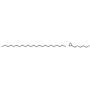 2-(butoxymethyl)oxirane;N'-octadecylpropane-1,3-diamine结构式