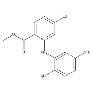 Methyl 2-(2,5-diaminophenylamino)-4-chlorobenzoate Structure