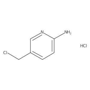 5-(Chloromethyl)pyridin-2-amine hydrochloride结构式