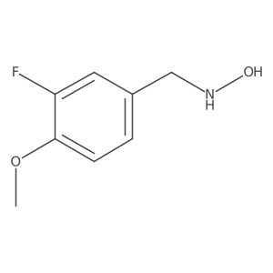 N-[(3-fluoro-4-methoxyphenyl)methyl]hydroxylamine Structure