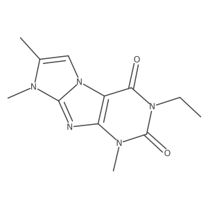 3-ethyl-1,7,8-trimethyl-1H-imidazo[2,1-f]purine-2,4(3H,8H)-dione Structure