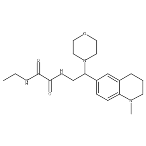 N1-ethyl-N2-(2-(1-methyl-1,2,3,4-tetrahydroquinolin-6-yl)-2-morpholinoethyl)oxalamide结构式