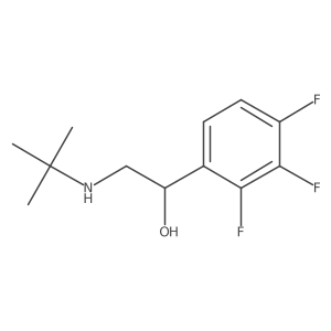 (I+/-S)-I+/--[[(1,1-Dimethylethyl)amino]methyl]-2,3,4-trifluorobenzenemethanol结构式