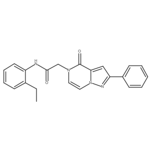 N-(2-ethylphenyl)-2-(4-oxo-2-phenylpyrazolo[1,5-a]pyrazin-5(4H)-yl)acetamide Structure