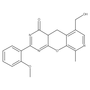 11-(Hydroxymethyl)-5-(2-methoxyphenyl)-14-methyl-2-oxa-4,6,13-triazatricyclo[8.4.0.03,8]tetradeca-1(10),3,5,11,13-pentaen-7-one结构式