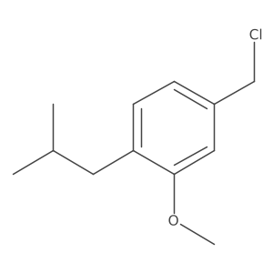 4-Chloromethyl-1-isobutyl-2-methoxybenzene Structure