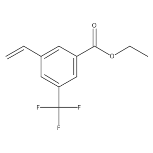 Ethyl 3-trifluoromethyl-5-vinylbenzoate结构式