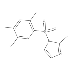1-[(5-bromo-2,4-dimethylphenyl)sulfonyl]-2-methyl-1H-imidazole Structure