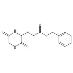 2-Piperazinepropanoic acid, 3,6-dioxo-, phenylmethyl ester, (S)-结构式