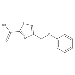 4-(Phenoxymethyl)thiazole-2-carboxylic acid结构式