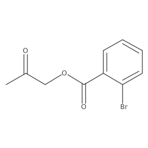 2-Oxopropyl 2-bromobenzoate结构式