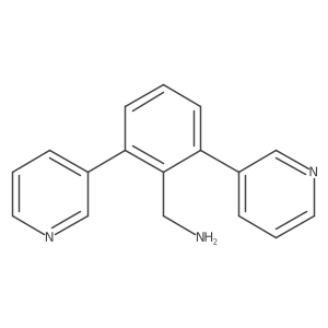 (2,6-Di(pyridin-3-yl)phenyl)methanamine结构式