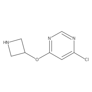 4-(Azetidin-3-yloxy)-6-chloropyrimidine结构式