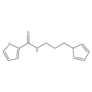 N-(3-(1H-pyrrol-1-yl)propyl)furan-2-carboxamide结构式