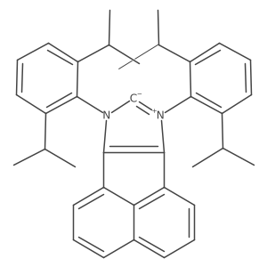 7,9-Bis[2,6-bis(1-methylethyl)phenyl]-7,9-dihydro-8H-acenaphth[1,2-d]imidazol-8-ylidene Structure