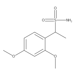 1-(2,4-Dimethoxyphenyl)ethane-1-sulfonamide Structure