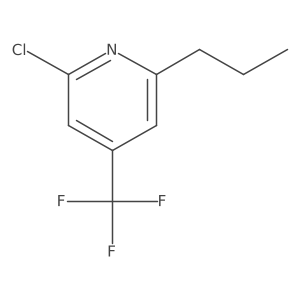 2-Chloro-6-propyl-4-(trifluoromethyl)pyridine Structure
