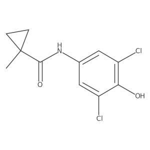 N-(3,5-Dichloro-4-hydroxyphenyl)-1-methylcyclopropanecarboxamide结构式