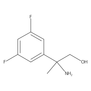 2-Amino-2-(3,5-difluorophenyl)propan-1-ol Structure