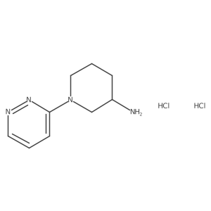 1-(Pyridazin-3-yl)piperidin-3-amine dihydrochloride结构式