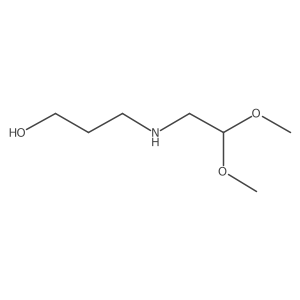3-[(2,2-Dimethoxyethyl)amino]propan-1-ol结构式
