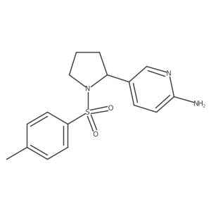 5-(1-Tosylpyrrolidin-2-yl)pyridin-2-amine Structure
