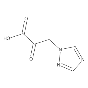 Triazole pyruvic acid Structure