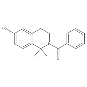 Methanone, (3,4-dihydro-6-hydroxy-1,1-dimethyl-2(1H)-isoquinolinyl)phenyl-结构式