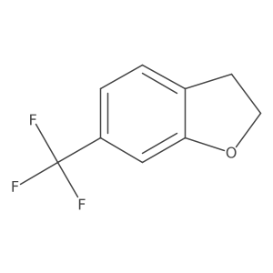 2,3-Dihydro-6-(trifluoromethyl)benzofuran Structure
