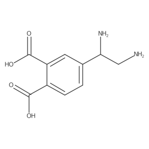 4-(1,2-Diaminoethyl)benzene-1,2-dicarboxylic acid Structure