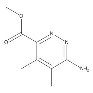 Methyl 6-amino-4,5-dimethylpyridazine-3-carboxylate Structure