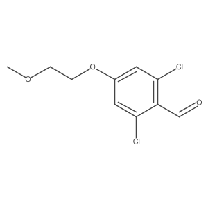 2,6-Dichloro-4-(2-methoxyethoxy)benzaldehyde Structure