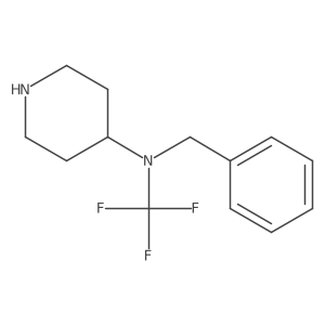 N-benzyl-N-(trifluoromethyl)piperidin-4-amine Structure