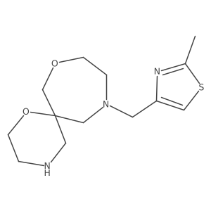 11-((2-Methylthiazol-4-Yl)Methyl)-1,8-Dioxa-4,11-Diazaspiro[5.6]Dodecane Structure