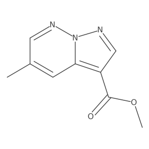 5-Methylpyrazolo[1,5-b]pyridazine-3-carboxylic acid methyl ester Structure