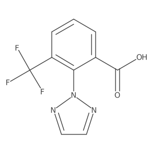 2-(Triazol-2-yl)-3-(trifluoromethyl)benzoic acid结构式