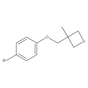 3-((4-Bromophenoxy)methyl)-3-methyloxetane结构式