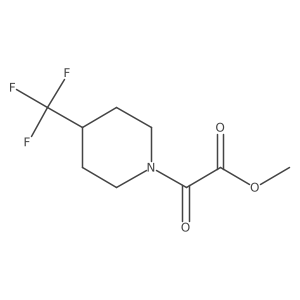 Methyl 2-oxo-2-[4-(trifluoromethyl)piperidin-1-yl]acetate结构式