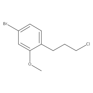4-Bromo-1-(3-chloropropyl)-2-methoxybenzene结构式