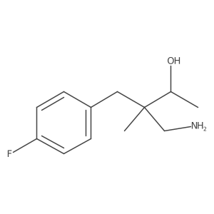 4-Amino-3-[(4-fluorophenyl)methyl]-3-methylbutan-2-ol Structure
